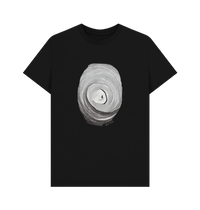 Black Printed T-shirt Front