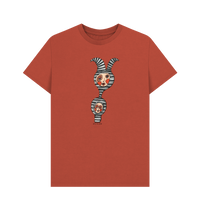 Rust Printed T-shirt Front