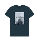 Denim Blue Printed T-shirt Front