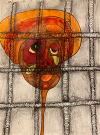 Trapped - A6 painting