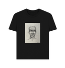 Black Printed T-shirt Front