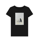 Black Printed T-shirt Front