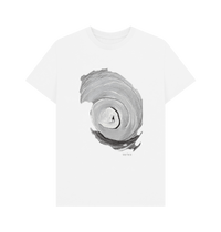 White Printed T-shirt Front