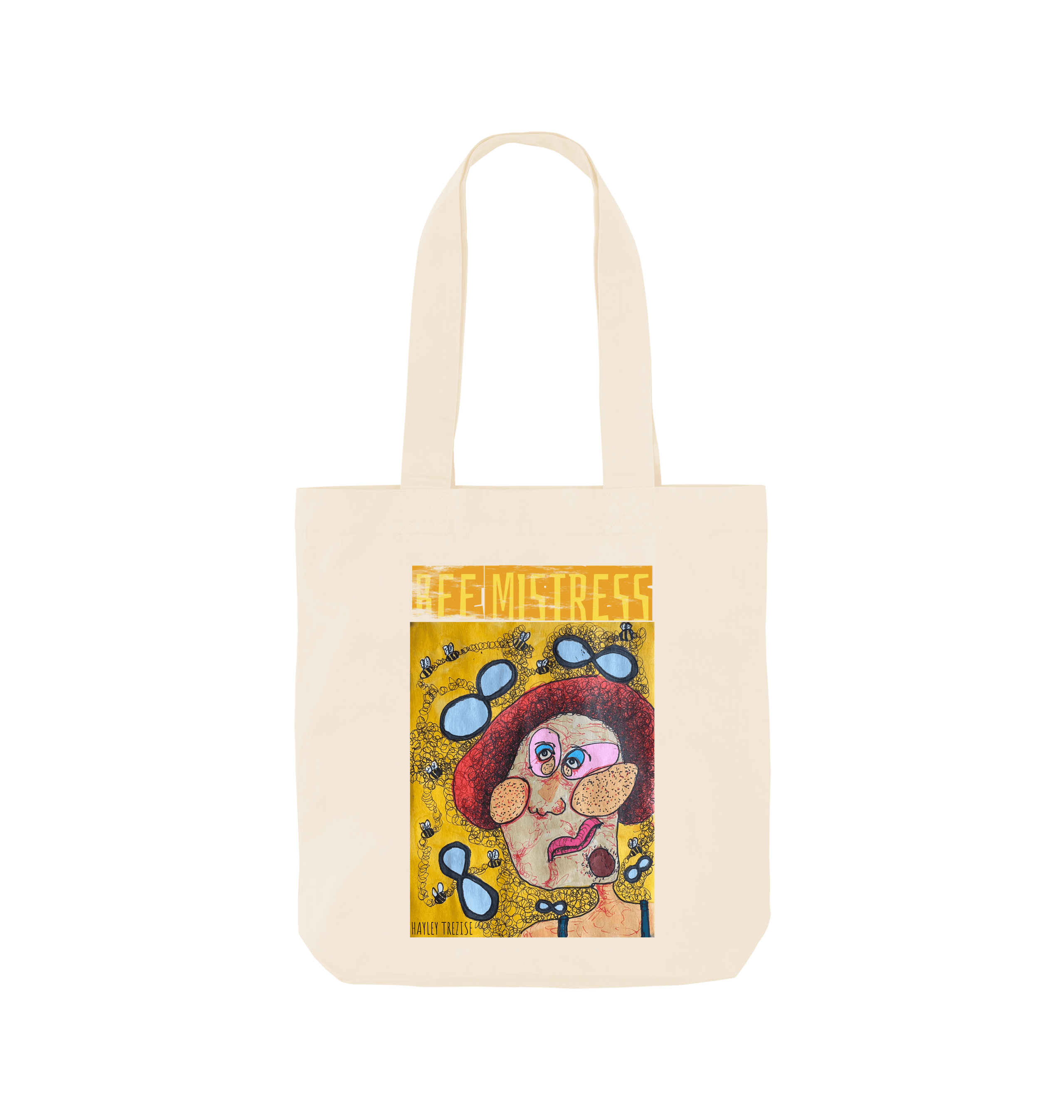 Natural Printed Bag Front