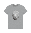 Athletic Grey Printed T-shirt Front