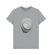 Athletic Grey Printed T-shirt Front