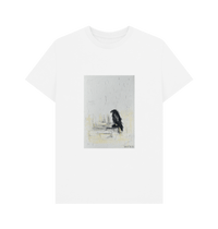 White Printed T-shirt Front