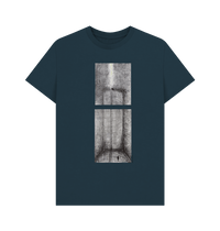 Denim Blue Printed T-shirt Front