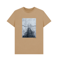 Sand Printed T-shirt Front