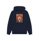 Navy Printed Hoody Front