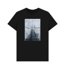 Black Printed T-shirt Front