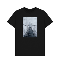 Black Printed T-shirt Front