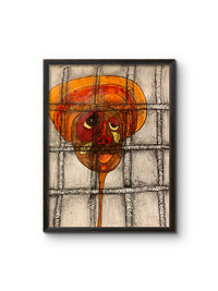 Trapped - A6 painting
