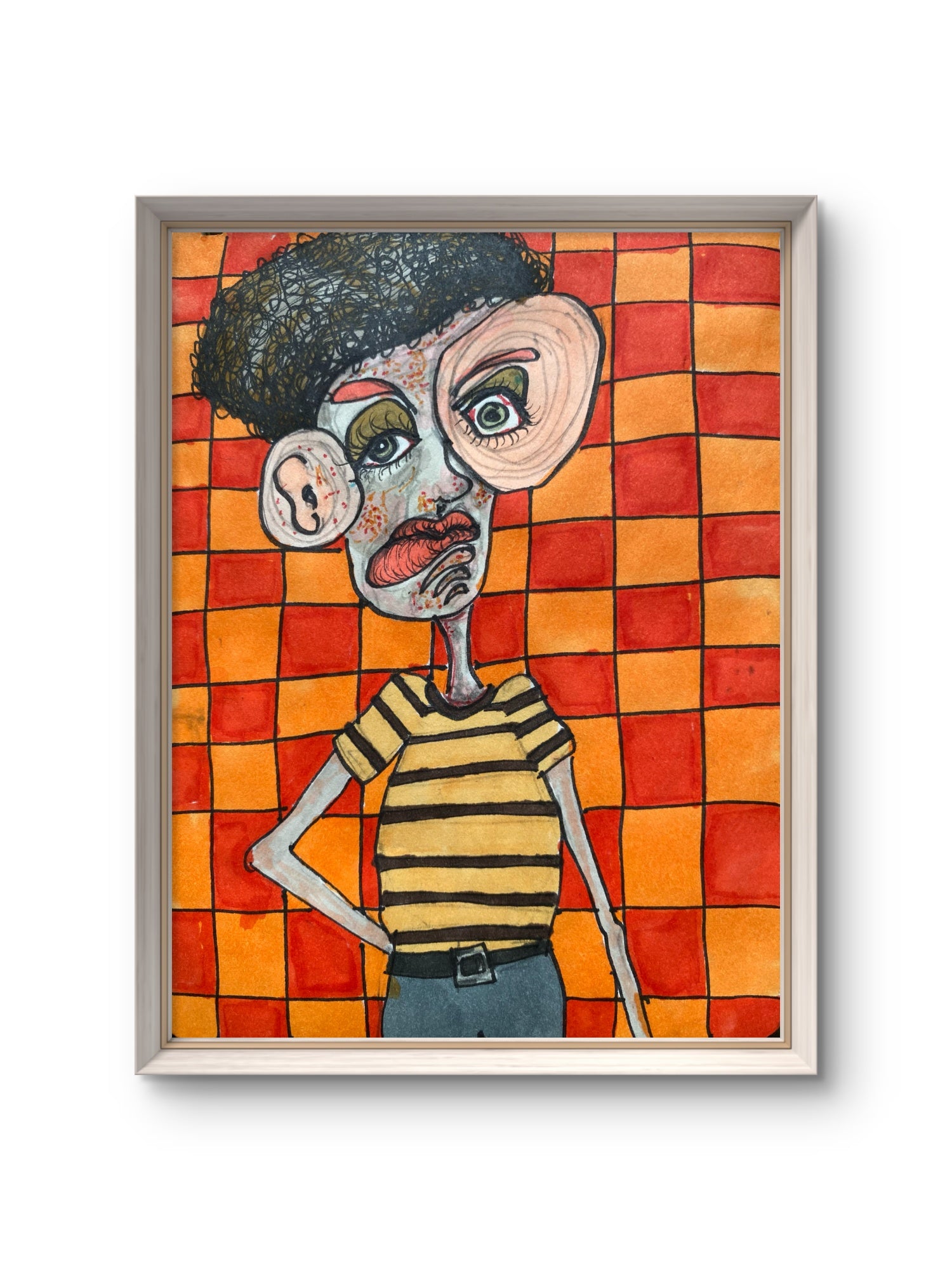 Got something to say - A6 painting