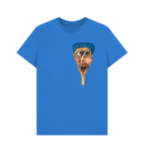 Bright Blue Printed T-shirt Front