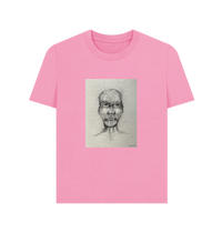 Rose Pink Printed T-shirt Front
