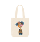 Natural Printed Bag Front