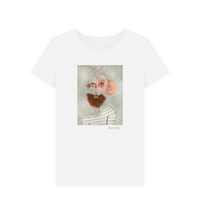 White Printed T-shirt Front
