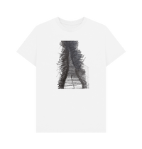 White Printed T-shirt Front
