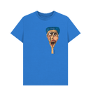 Bright Blue Printed T-shirt Front