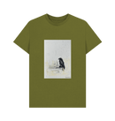 Moss Green Printed T-shirt Front