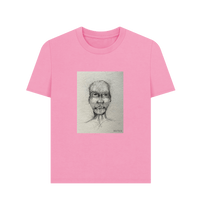 Rose Pink Printed T-shirt Front