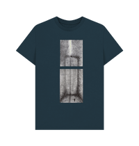 Denim Blue Printed T-shirt Front
