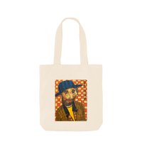 Natural Printed Bag Front