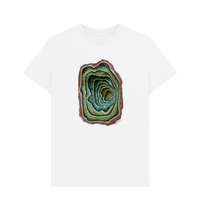 White Printed T-shirt Front