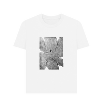 White Printed T-shirt Front