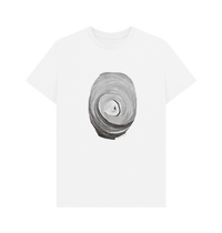 White Printed T-shirt Front