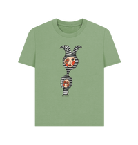 Sage Printed T-shirt Front