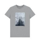 Athletic Grey Printed T-shirt Front