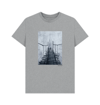 Athletic Grey Printed T-shirt Front