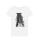 White Printed T-shirt Front