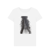 White Printed T-shirt Front