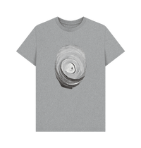 Athletic Grey Printed T-shirt Front
