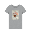 Athletic Grey Printed T-shirt Front