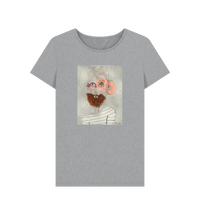 Athletic Grey Printed T-shirt Front