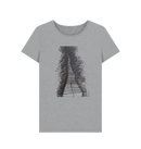 Athletic Grey Printed T-shirt Front