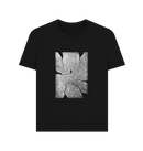 Black Printed T-shirt Front
