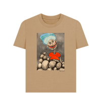 Sand Printed T-shirt Front