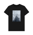 Black Printed T-shirt Front