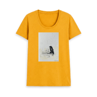 Mustard Printed T-shirt Front