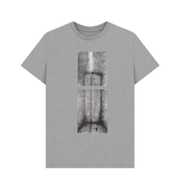 Athletic Grey Printed T-shirt Front