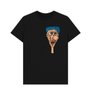 Black Printed T-shirt Front