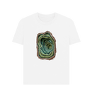 White Printed T-shirt Front