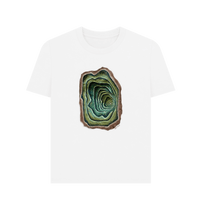 White Printed T-shirt Front
