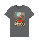 Slate Grey Printed T-shirt Front