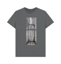 Slate Grey Printed T-shirt Front
